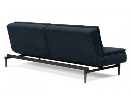 Innovation Living Dublexo Styletto Sofa Bed Dark Wood - 515 Nist Blue