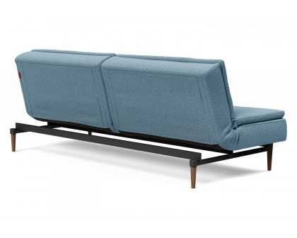 Innovation Living Dublexo Styletto Sofa Bed Dark Wood - 525 Mixed Dance Light Blue