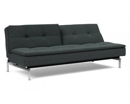 Innovation Living Dublexo Stainless Steel Sofa Bed - 534 Bouclé Black Raven