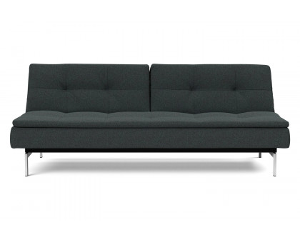 Innovation Living Dublexo Stainless Steel Sofa Bed - 534 Bouclé Black Raven