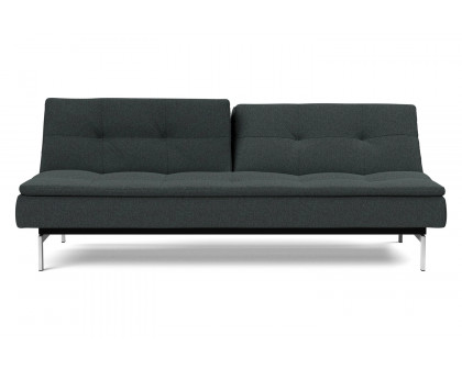 Innovation Living Dublexo Stainless Steel Sofa Bed - 534 Bouclé Black Raven