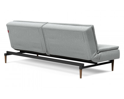 Innovation Living Dublexo Styletto Sofa Bed Dark Wood - 538 Melange Light Gray