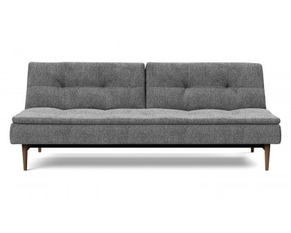 Innovation Living Dublexo Styletto Sofa Bed Dark Wood - 563 Twist Charcoal