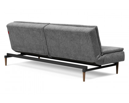 Innovation Living Dublexo Styletto Sofa Bed Dark Wood - 563 Twist Charcoal