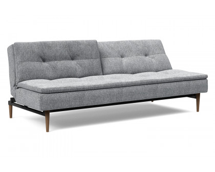 Innovation Living Dublexo Styletto Sofa Bed Dark Wood - 565 Twist Granite