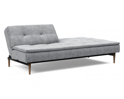 Innovation Living Dublexo Styletto Sofa Bed Dark Wood - 565 Twist Granite