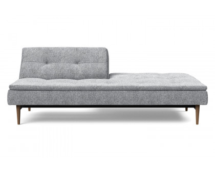 Innovation Living Dublexo Styletto Sofa Bed Dark Wood - 565 Twist Granite