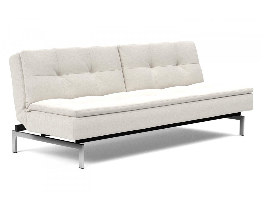 Innovation Living Dublexo Stainless Steel Sofa Bed - 574 Vivus Dusty Off White