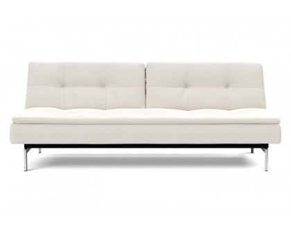 Innovation Living Dublexo Stainless Steel Sofa Bed - 574 Vivus Dusty Off White