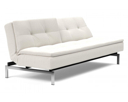 Innovation Living Dublexo Stainless Steel Sofa Bed - 574 Vivus Dusty Off White