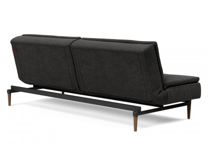 Innovation Living Dublexo Styletto Sofa Bed Dark Wood - 577 Kenya Dark Gray