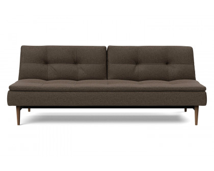 Innovation Living Dublexo Styletto Sofa Bed Dark Wood - 578 Kenya Taupe