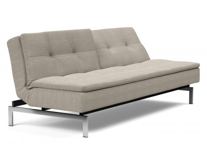 Innovation Living Dublexo Stainless Steel Sofa Bed - 579 Kenya Gravel