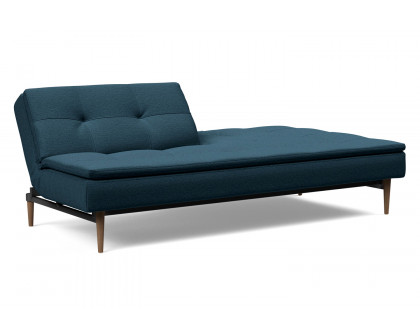 Innovation Living Dublexo Styletto Sofa Bed Dark Wood - 580 Argus Navy Blue