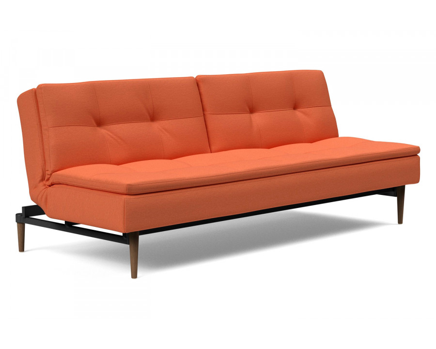 Innovation Living Dublexo Styletto Sofa Bed Dark Wood - 581 Argus Rust