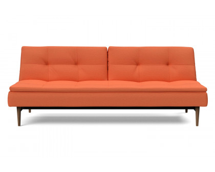 Innovation Living Dublexo Styletto Sofa Bed Dark Wood - 581 Argus Rust