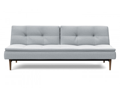 Innovation Living Dublexo Styletto Sofa Bed Dark Wood - 583 Argus Gray