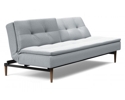 Innovation Living Dublexo Styletto Sofa Bed Dark Wood - 583 Argus Gray