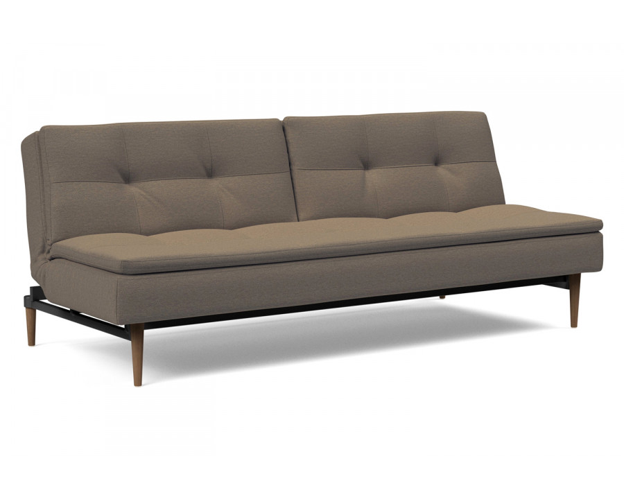 Innovation Living Dublexo Styletto Sofa Bed Dark Wood - 585 Argus Brown