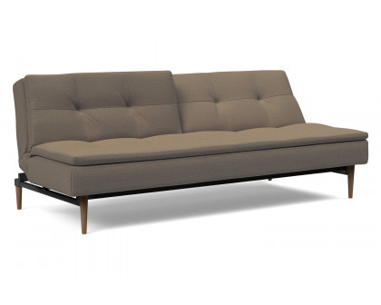 Innovation Living Dublexo Styletto Sofa Bed Dark Wood - 585 Argus Brown