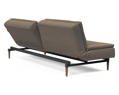 Innovation Living Dublexo Styletto Sofa Bed Dark Wood - 585 Argus Brown