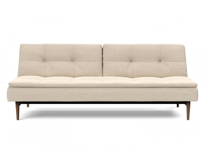 Innovation Living Dublexo Styletto Sofa Bed Dark Wood - 586 Phobos Latte