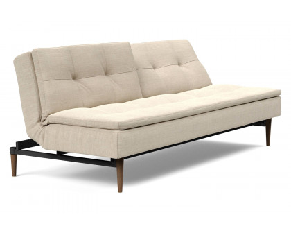 Innovation Living Dublexo Styletto Sofa Bed Dark Wood - 586 Phobos Latte