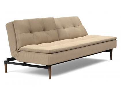 Innovation Living Dublexo Styletto Sofa Bed Dark Wood - 587 Phobos Mocha