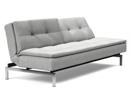 Innovation Living Dublexo Stainless Steel Sofa Bed - 590 Micro Check Gray