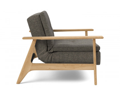 Innovation Living Dublexo Frej Chair Oak - 216 Flashtex Dark Gray