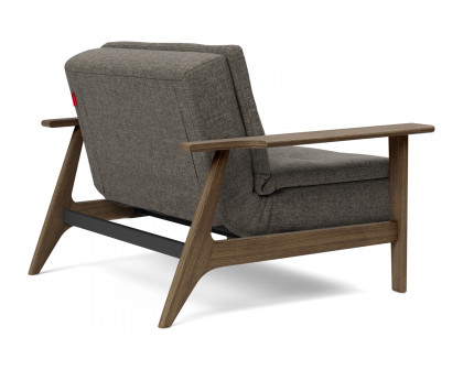 Innovation Living Dublexo Frej Chair Smoked Oak - 216 Flashtex Dark Gray