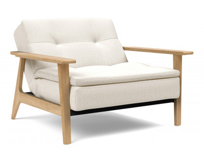 Innovation Living Dublexo Frej Chair Oak - 531 Bouclé Off White