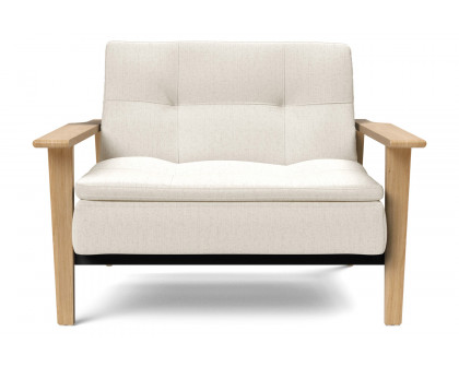 Innovation Living Dublexo Frej Chair Oak - 531 Bouclé Off White