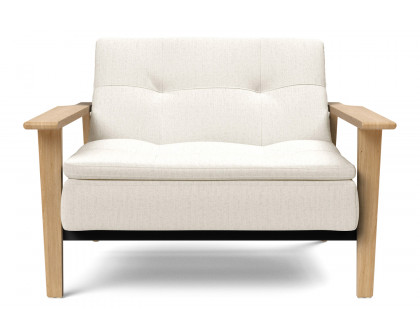 Innovation Living Dublexo Frej Chair Oak - 531 Bouclé Off White