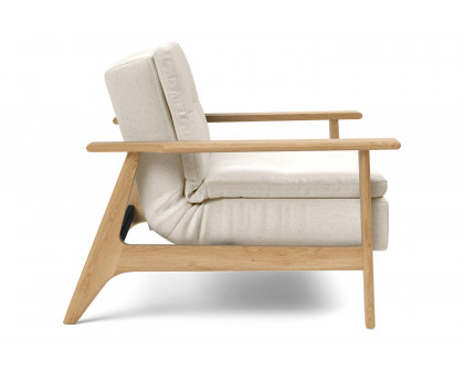 Innovation Living Dublexo Frej Chair Oak - 531 Bouclé Off White