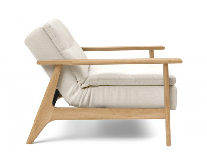 Innovation Living Dublexo Frej Chair Oak - 531 Bouclé Off White