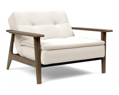 Innovation Living Dublexo Frej Chair Smoked Oak - 531 Bouclé Off White