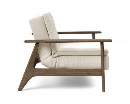 Innovation Living Dublexo Frej Chair Smoked Oak - 531 Bouclé Off White