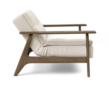 Innovation Living Dublexo Frej Chair Smoked Oak - 531 Bouclé Off White