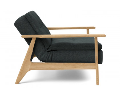 Innovation Living Dublexo Frej Chair Oak - 534 Bouclé Black Raven