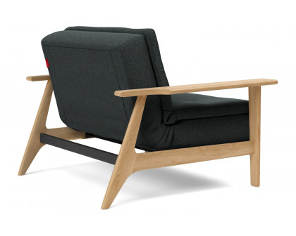 Innovation Living Dublexo Frej Chair Oak - 534 Bouclé Black Raven