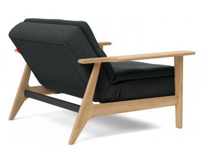 Innovation Living Dublexo Frej Chair Oak - 534 Bouclé Black Raven