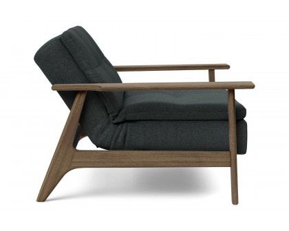 Innovation Living Dublexo Frej Chair Smoked Oak - 534 Bouclé Black Raven