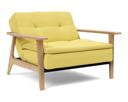 Innovation Living Dublexo Frej Chair Oak - 554 Soft Mustard Flower