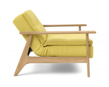 Innovation Living Dublexo Frej Chair Oak - 554 Soft Mustard Flower