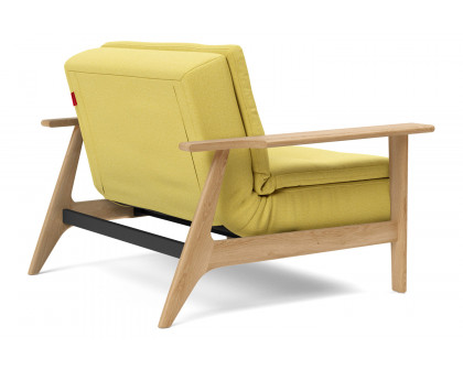 Innovation Living Dublexo Frej Chair Oak - 554 Soft Mustard Flower