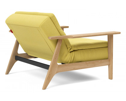 Innovation Living Dublexo Frej Chair Oak - 554 Soft Mustard Flower