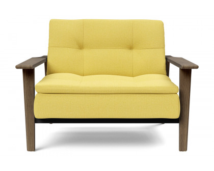 Innovation Living Dublexo Frej Chair Smoked Oak - 554 Soft Mustard Flower