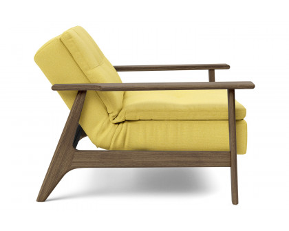 Innovation Living Dublexo Frej Chair Smoked Oak - 554 Soft Mustard Flower