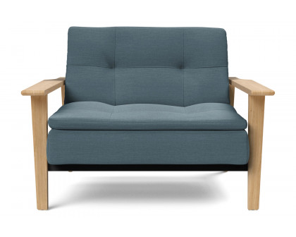 Innovation Living Dublexo Frej Chair Oak - 573 Vivus Dusty Blue